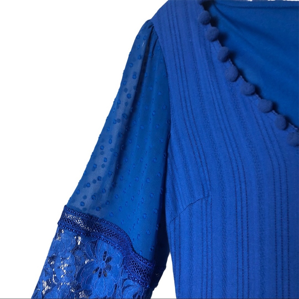 Lulus Menagerie Lace Cutout Long Sleeve Midi Dress - Picture 8 of 13